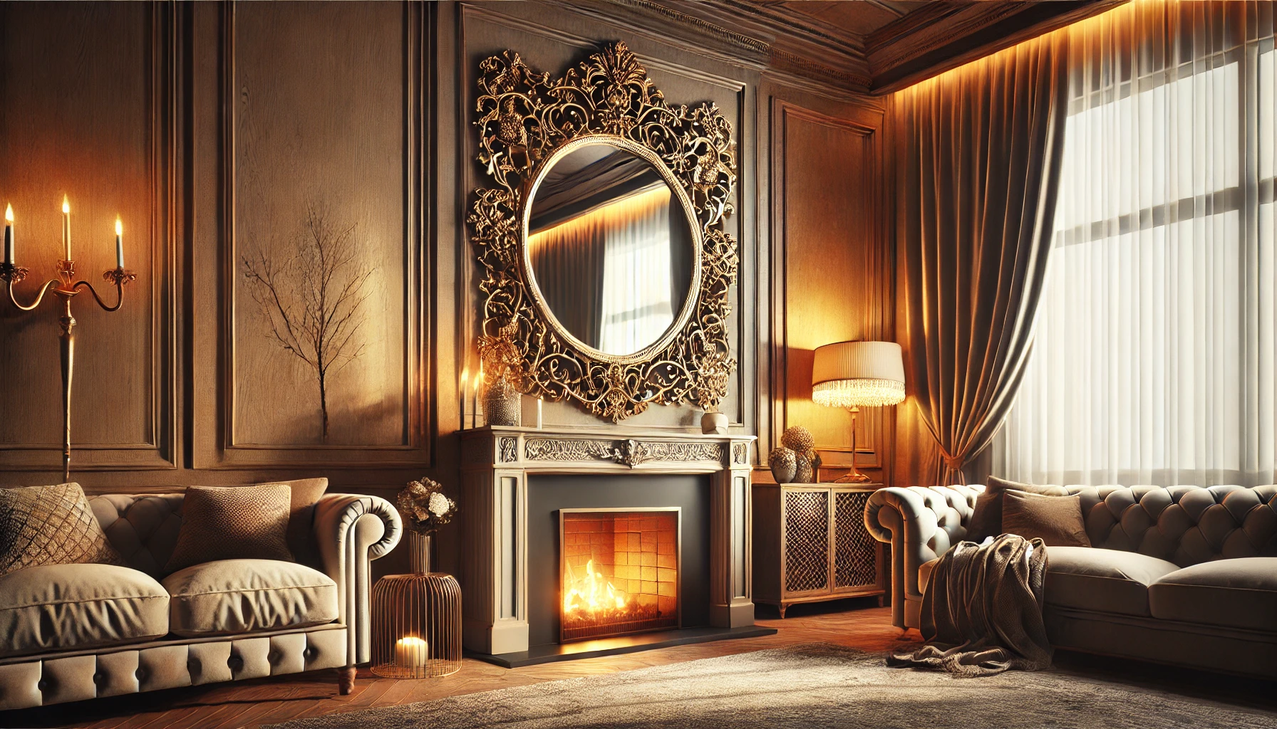 зеркала в интерьере